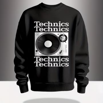 Moderna muška majica s natpisom "TECHNICS"