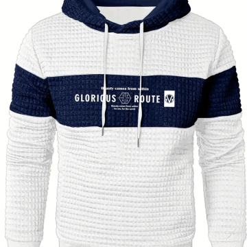 Muška crvena casual majica s kapuljačom