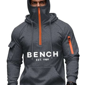 Muška izdržljiva zimska majica s kapuljačom i patentnim zatvaračem