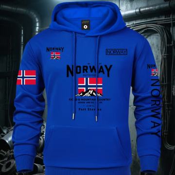 Muška ležerna majica s kapuljačom i kreativnim uzorkom