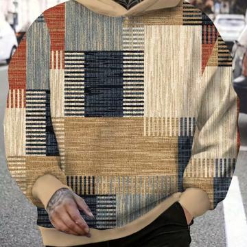 Muška proljetno-jesenska modna majica s kapuljačom u retro stilu