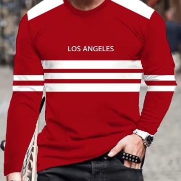 Muška prugasta majica dugih rukava