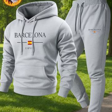 Muške tople majice s kapuljačom i trenirke-gornji i donji dio