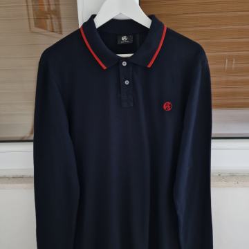 PAUL SMITH modra polo majica dugi rukav (L)