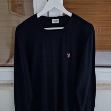 U.S. POLO ASSN. modra majica dugi rukav (L)