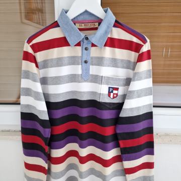 U.S. POLO ASSN. šarena polo majica dugi rukav (XL)