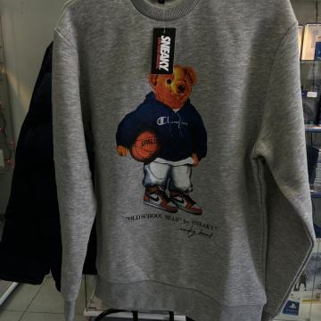 Sneaky Iconic Skate Bear majica dugih rukava siva NOVO RAČUN