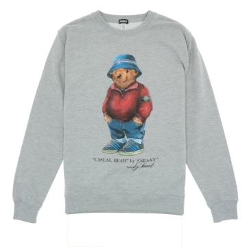 Sneaky Old school Bear majica dugih rukava okrugli izraz,NOVO, RAČUN