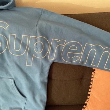 Supreme Reflective hoodie ‘Pale Royal’