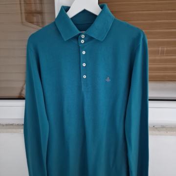 VIVIAN WESTWOOD plava polo majica dugi rukav (L)