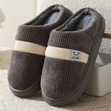 Muške sobne papuče za jesen i zimu, zadebljane i podstavljene za kuću