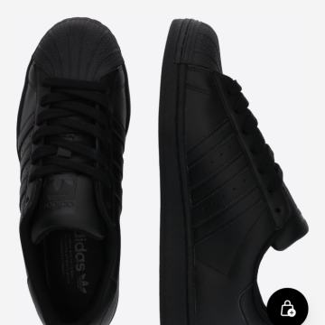 ADIDAS ORIGINALS Niske tenisice 'Superstar' - Crna boja