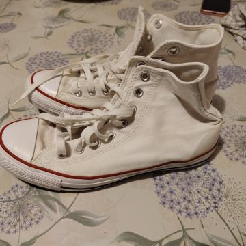 All Star Converse, bijele visoke, broj 41, original, nošene 2 put