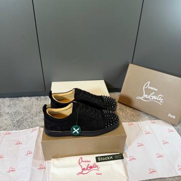 Christian Laboutin Black Spikes