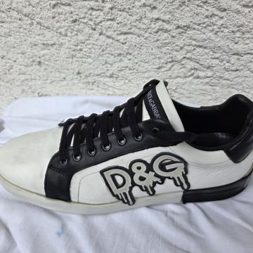 Dolce Gabbana Portofino Goat muške tenisice prava koža EUR 44