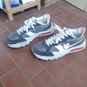 DSQUARED2 - MUŠKE KOŽNE TENISICE 45