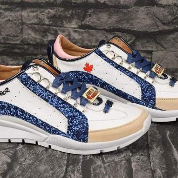 Dsquared2 Muške Kožne Tenisice NOVA KOLEKCIJA