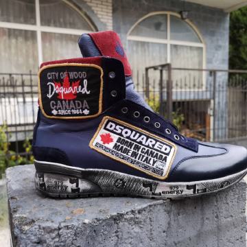 Dsquared2 Muške Kožne Tenisice