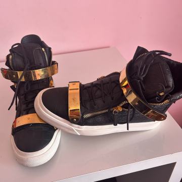 GIUSEPPE ZANOTTTI MUŠKE TENISICE-BR. 44, TRI PUT NOŠENE, ORGINAL KOŽA