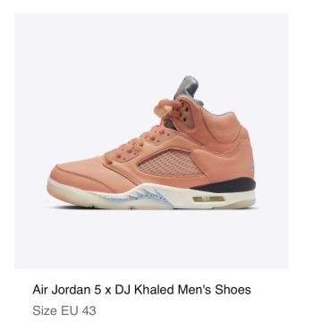 Jordan 5 DJ Khaled