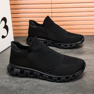 Muške tenisice s elastičnim dizajnom čarapa, pletene mrežaste sportske