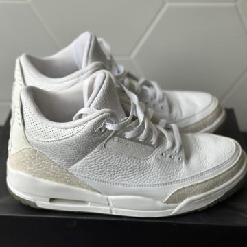 Nike AIR JORDAN 3 RETRO Pure White OG 44.5