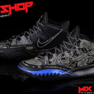 NIKE KYRIE 7 CRNE Tene/Tenisice 49.5 BROJ *ORIGINAL**KAO NOVO-NOVOO*