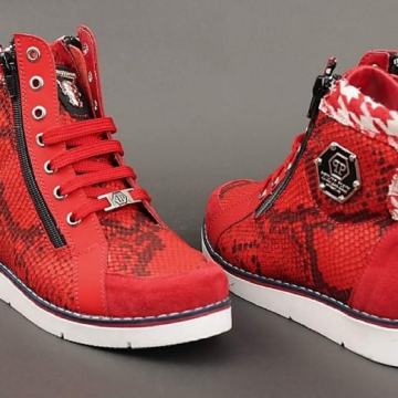 Philipp Plein Muške Kožne Tenisice