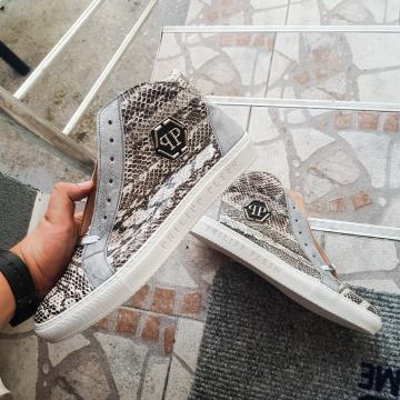 Philipp Plein Zmijska Koža Muške Kožne Tenisice