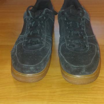 Tenisice Air max 1 crne sa smeđim đonom