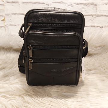 CRNA KOŽNA TORBA DAVID JONES