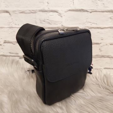 CRNA MUŠKA KOŽNA TORBA ROBERTO NAZZARO