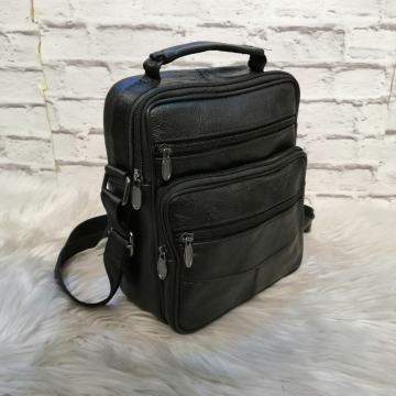 Crna muška kožna torba