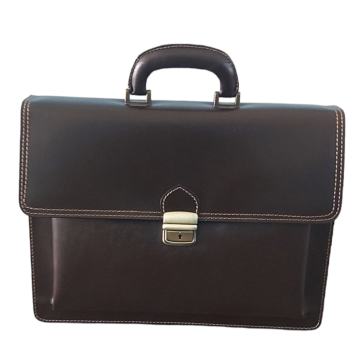 Kožna poslovna torba smeđa 40x28x13
