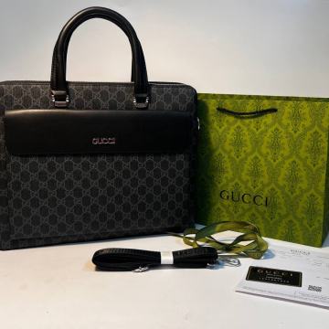 Muška torba aktovka, kože Gucci