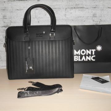 Muška torba aktovka, kože MONT BLANC