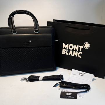 Muška torba aktovka, kože MONT BLANC