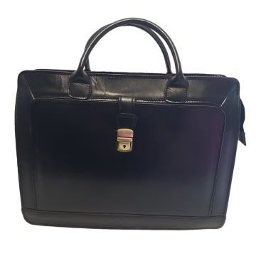 Poslovna torba crna koža 40x30x10