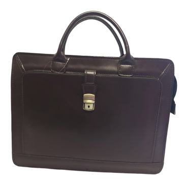 Poslovna torba smeđa koža 40x30x10