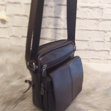 Torba smeđa koža 16x19x8