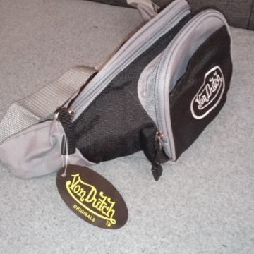 Torbica oko struka Von Dutch (crno sivi model)