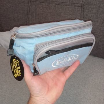 Torbica oko struka Von Dutch (plavo siva)