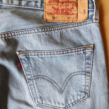 Muške hlače traperice jeans levis 501Varteks W34 L32