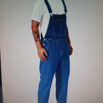ODLIČNE DENIM OVERAL MUŠKE TRAPERICE (HLAČE) VELIČINA L (50)