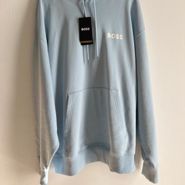 Boss Sullivan plava majica s kapuljačom Duks Novo orginal XXL