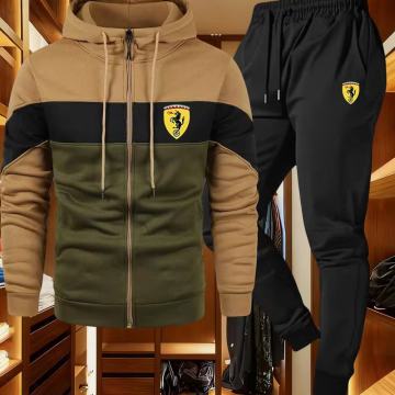 Muška ležerna dvodijelna trenirka s kapuljačom