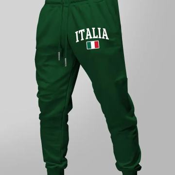 Muške ležerne trenirke s printom talijanske zastave
