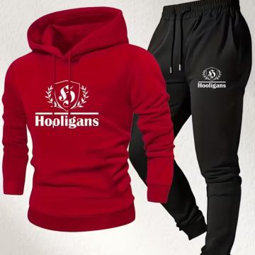 Muški casual sportski set s natpisom "Hooligans"