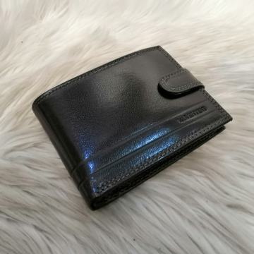 Crni kožni novčanik Valentini 260