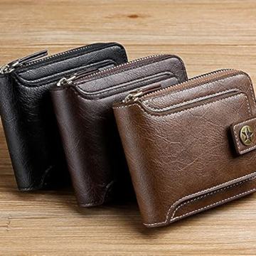 Moderan novčanik sa ciferšlusom, kopčom i 2 pretinca  za ID čitač NOVO